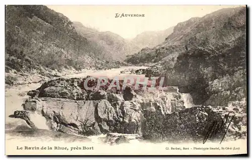 Cartes postales L&#39Auvergne Le Ravin de la Rhue pres Bort