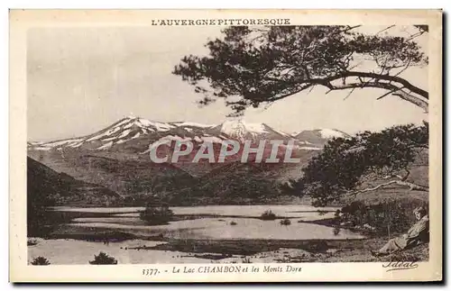 Cartes postales Le Lac Chambon et les Monts Dore