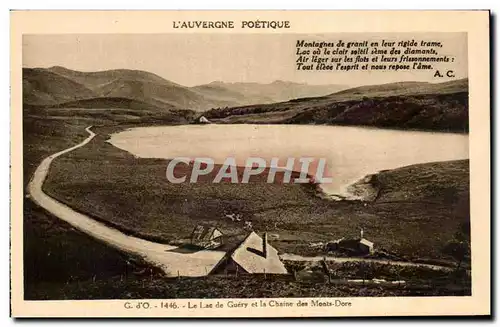 Cartes postales Le Lac de Guery et la Chaine des Monts Dore