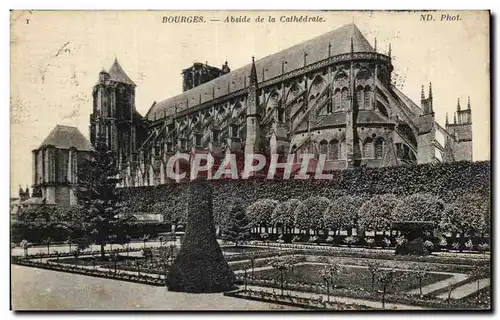 Cartes postales Bourges Abside de la Cathedrale