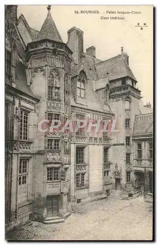 Cartes postales Bourges Palais Jacques Coeur Cour interleur