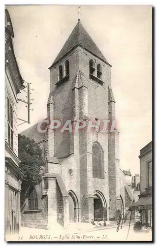 Ansichtskarte AK Bourges Eglise Saint Pierre