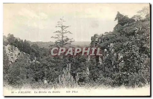 Cartes postales Falaise La Breche du Diable