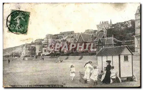 Cartes postales Trouville Chalets et villas de la plage