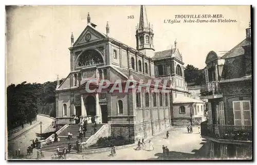 Ansichtskarte AK Trouville Sur Mer L&#39Eglise Notre Dame des Victoires