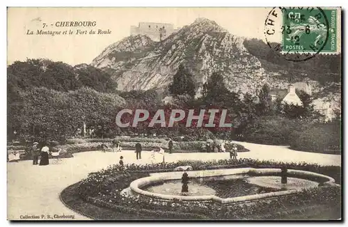 Cartes postales Cherbourg la Montagne et le Fort du Roule