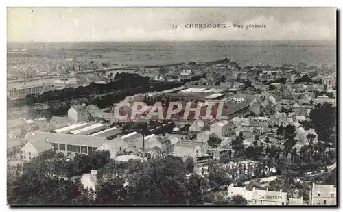 Cartes postales Cherbourg Vue generale