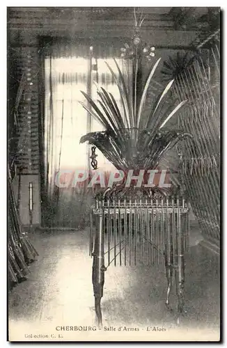 Cartes postales Cherbourg Salle d&#39Armes L&#39Aloes Militaria