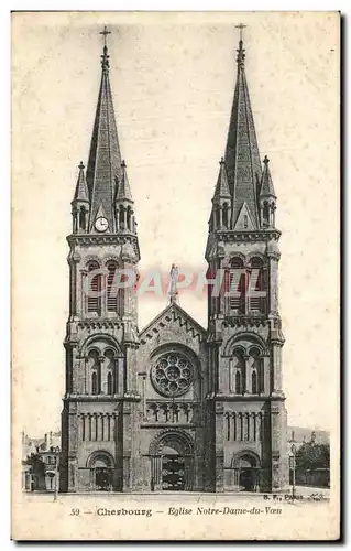 Ansichtskarte AK Cherbourg Eglise Notre Dame du Voeu