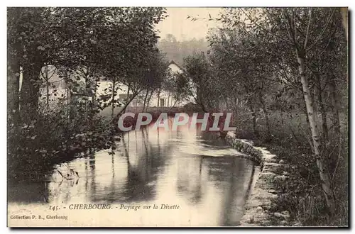 Cartes postales Cherbourg Paysage sur la Divette