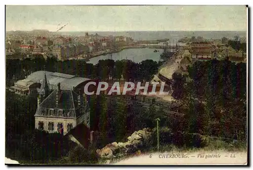 Cartes postales Cherbourg Vue generale