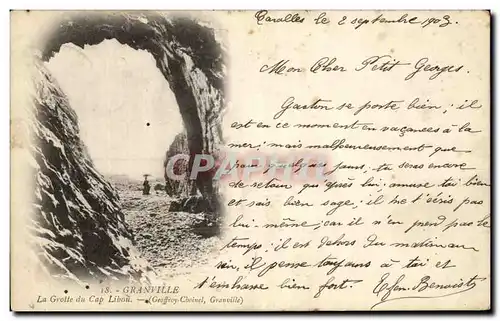 Cartes postales Granville La Grotte du Cap Libou