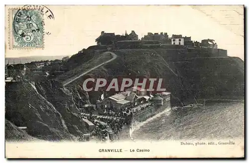 Ansichtskarte AK Granville Le Casino (carte toilee)