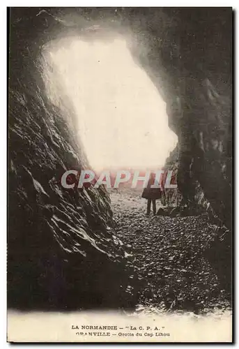 Cartes postales La Normandie Granville Grotte du Cap Lithou