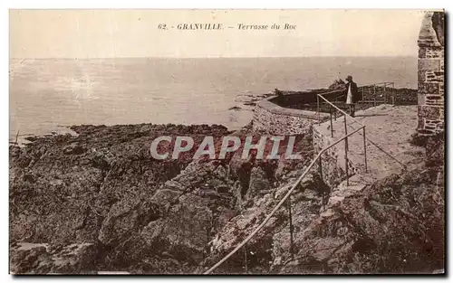 Cartes postales Granville Terrasse du Roc