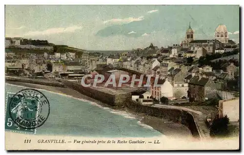 Cartes postales Granville Vue generale Prise de la Roche Gauthier