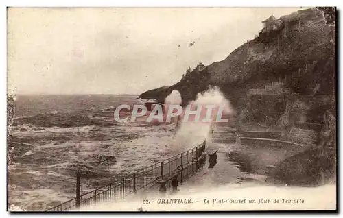 Cartes postales Granville Le Plat Gousset un Jour de Tempete