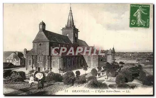 Cartes postales Granville L'Eglise Notre Dame