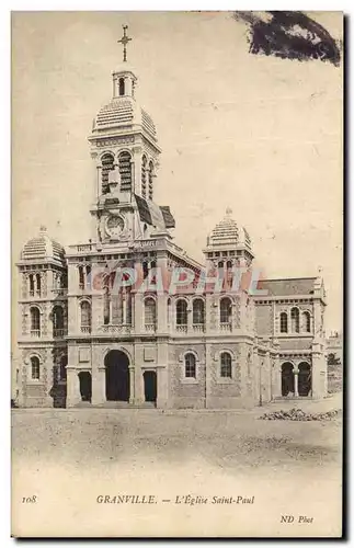 Ansichtskarte AK Granville L&#39Eglise Saint Paul