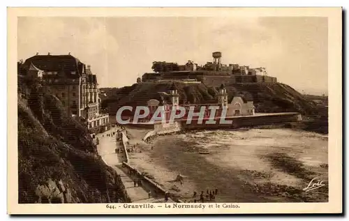 Cartes postales Granville Le Normandy et le Casino