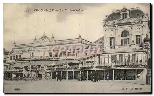 Cartes postales Trouville Le Casino Salon