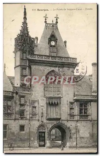 Cartes postales Bourges Le Palais Jacques Coeur Entree