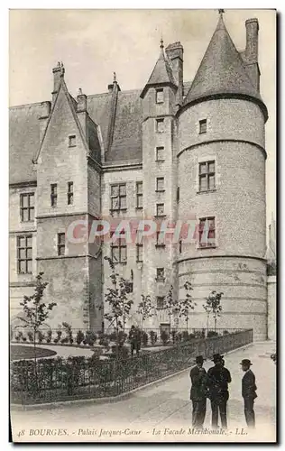 Ansichtskarte AK Bourges Palais Jacques Coeur La Facade Meridionale