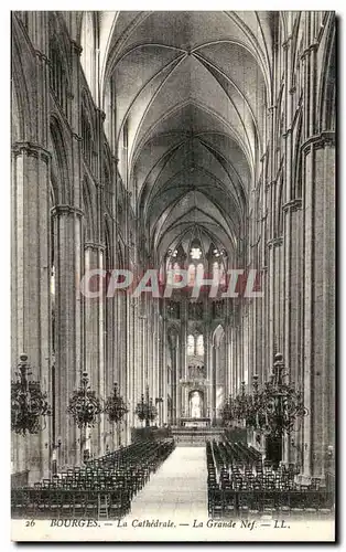 Cartes postales Bourges La Cathedrale La Grande