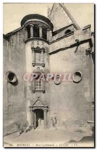 Ansichtskarte AK Bourges Hotel Lallemand La Cour