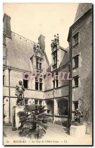 Cartes postales Bourges La Cour De l'Hotel Cujas