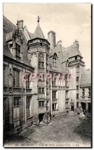 Cartes postales Bourges Cour Du Palais Jacques Coeur