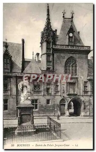 Cartes postales Bourges Entree Du Palais Jacques Coeur