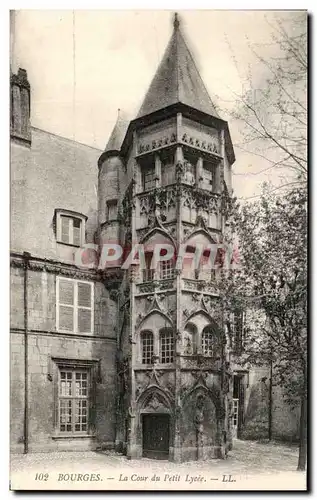 Cartes postales Bourges La Cour Du Petit Lycee