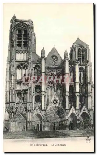 Cartes postales Bourges La Cathedrale