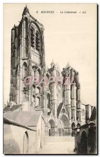 Cartes postales Bourges La Cathedrale