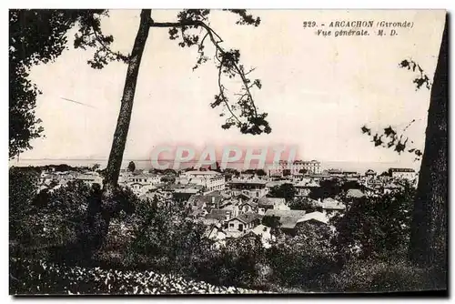 Cartes postales Arcachon Vue generale