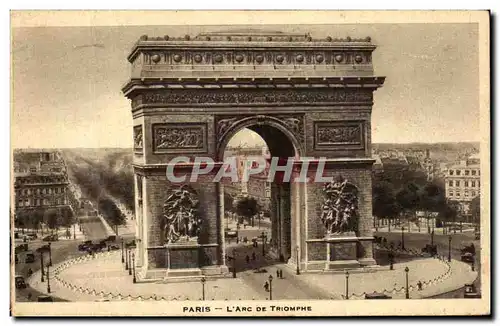 Cartes postales Paris L&#39Arc De Triomphe