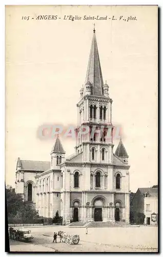 Ansichtskarte AK Angers L&#39eglise Saint Laud