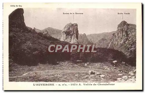 Ansichtskarte AK L&#39Auvergne Vallee De Chaudefour