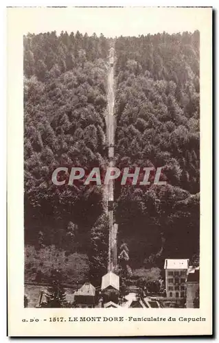 Cartes postales Le Mont Dore Funiculaire Du Capucin