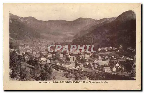 Cartes postales Le Mont Dore vue Generale