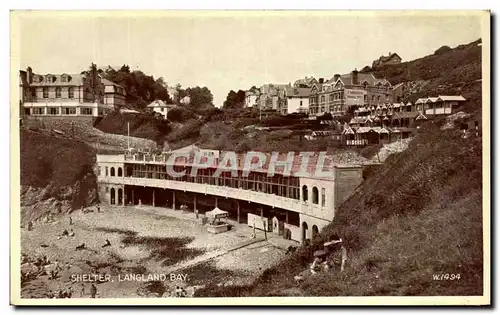 Cartes postales Shelter Langland Bay