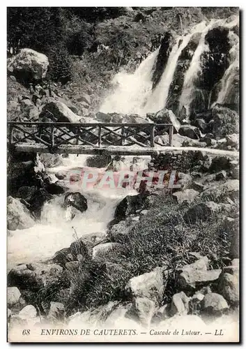 Ansichtskarte AK Environs De Cauterets Casade De Lutour