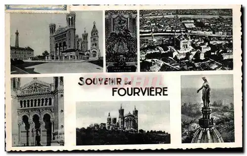 Cartes postales Souvenir De Fourviere Lyon