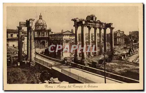 Cartes postales Roma Avanzi Del Tempio Di Saturno