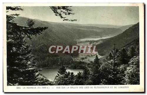 Ansichtskarte AK Le Hohneck Vue Sur La vallee Des Lacs De Retournemer Et De Longemer