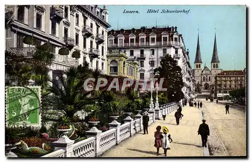 Cartes postales Luzern Hotel Schweiserhof Suisse