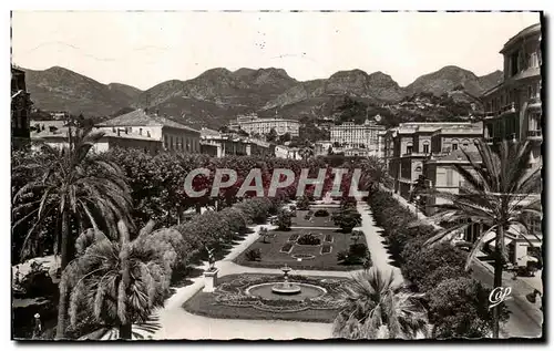 Cartes postales Menton Le Jardin Public