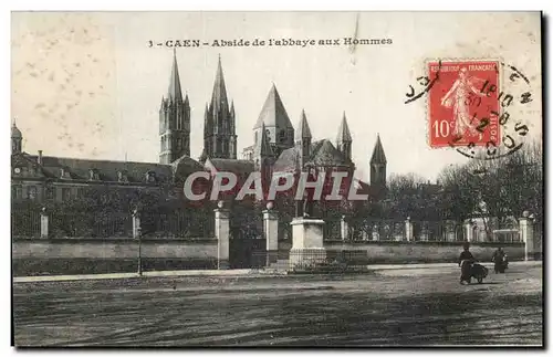 Ansichtskarte AK Caen Abside de L&#39abbaye Aux Hommes