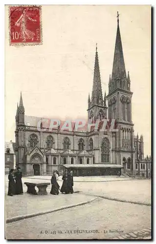 Cartes postales ND de La Delivrande La Basilique Pretres